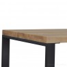 Biurko Desk loftowe 140x78cm drewniane