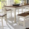Stół Monaco Drewniany z krzesłami i z ławką