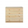 Komoda I EKO drewniana 4 szuflady