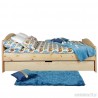 Łóżko Miki drewniane